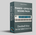 Pacote de sons de piano + efeitos para teclados Dexibell Vivo S