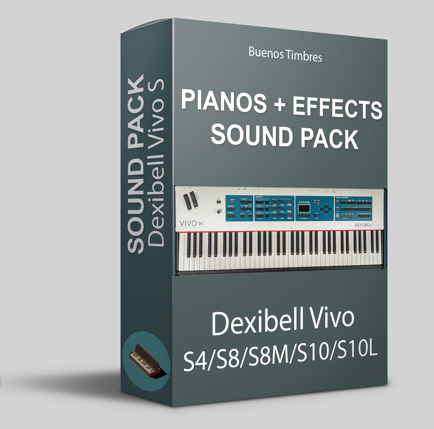 Pacote de sons de piano + efeitos para teclados Dexibell Vivo S