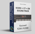 Nord + C7 + DX Sound Pack para Kurzweil K2061 e K2088