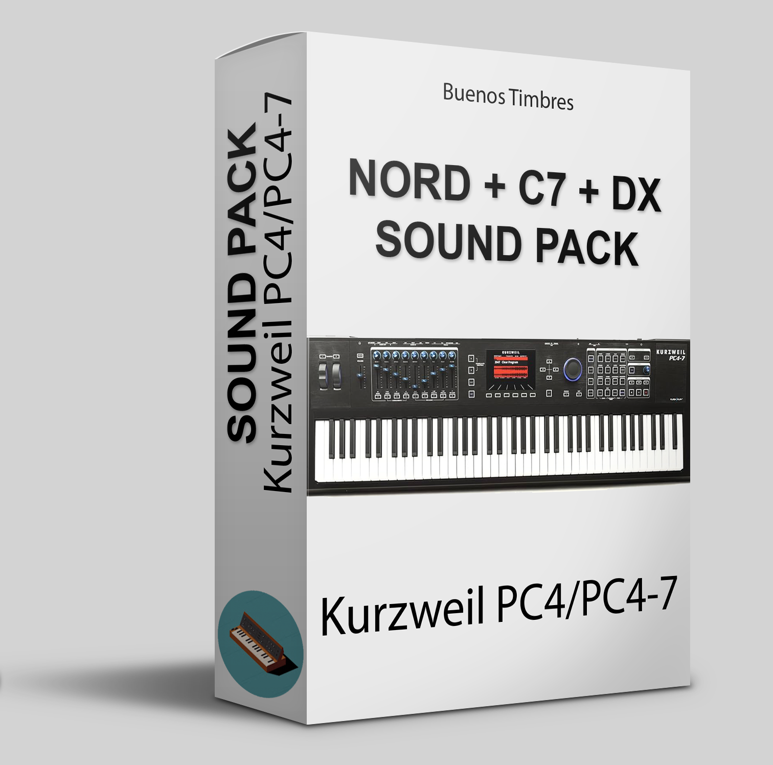 Pacote de som Nord + C7 + DX para Kurzweil PC4/PC4-7