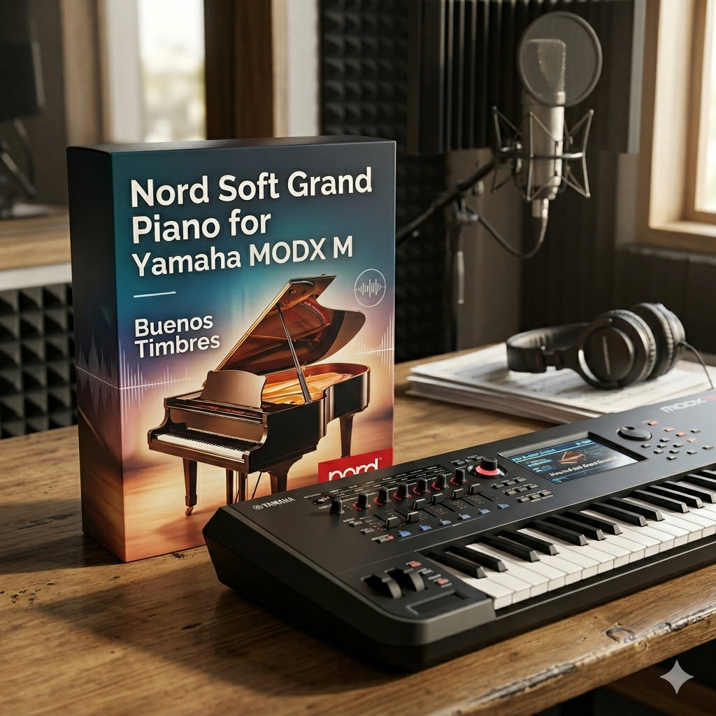 Timbre individual de piano de cauda Nord Soft para Yamaha MODX M