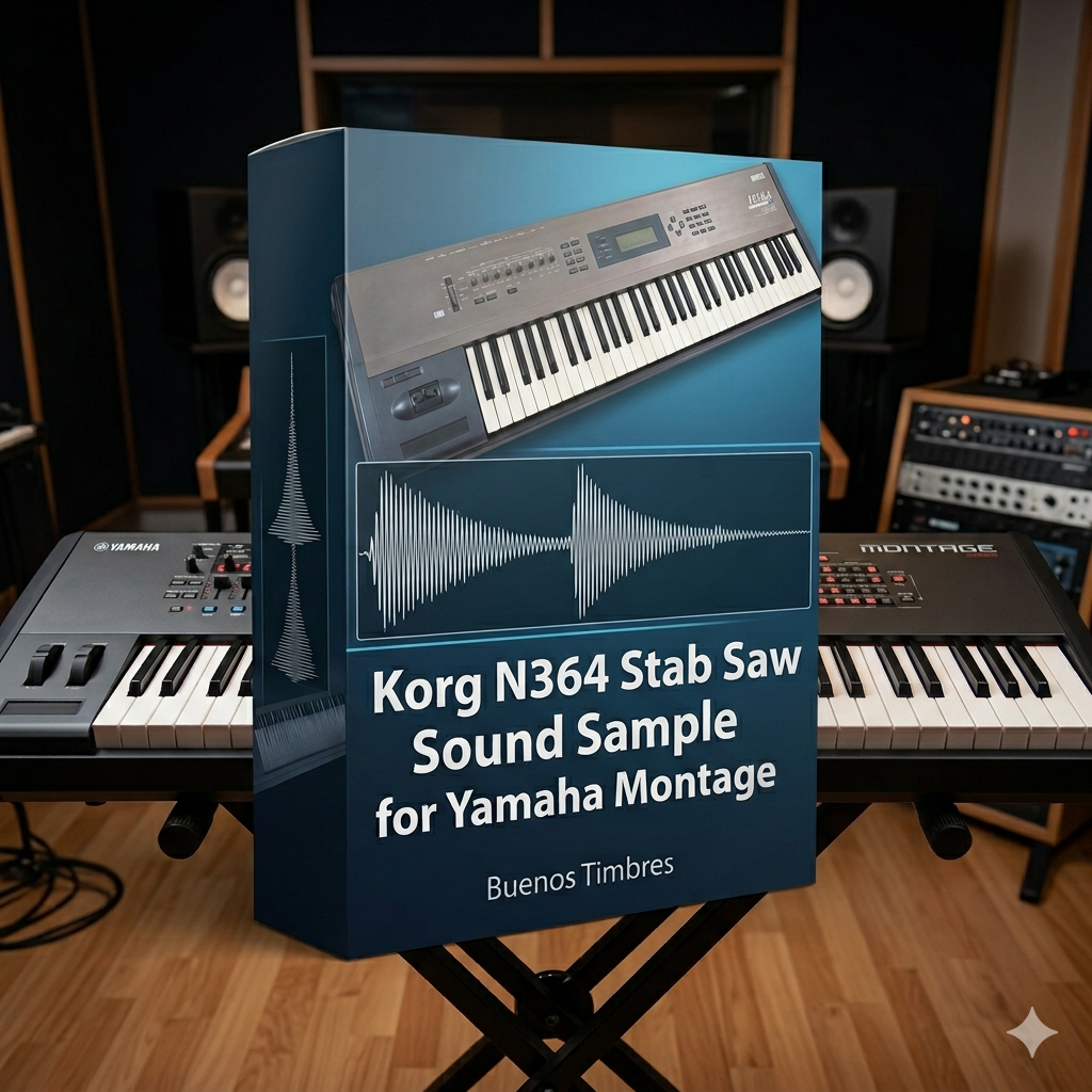Timbre individual Korg N364 Stab Saw para Yamaha Montage