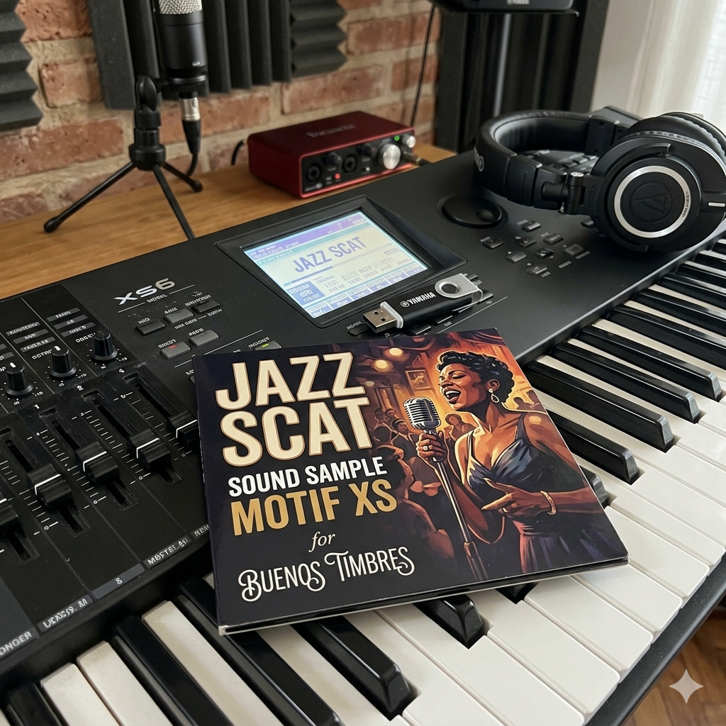 Som individual de Jazz Scat para Yamaha Motif XS