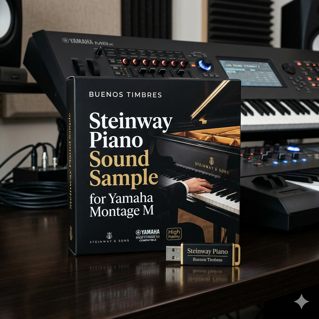 Piano de tom individual Steinway para Yamaha Montage M