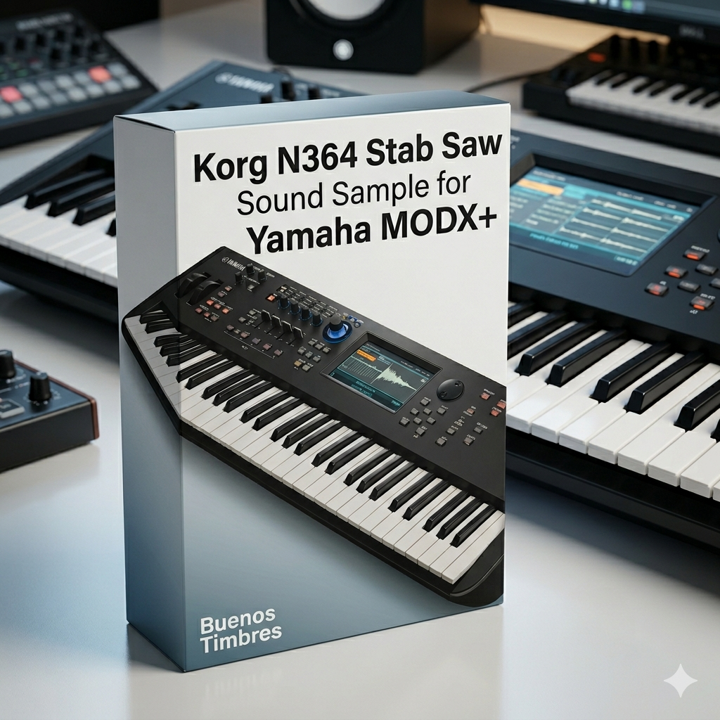 Timbre individual Korg N364 Stab Saw para Yamaha MODX+