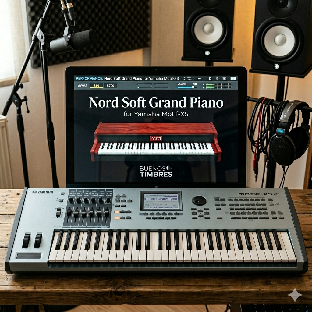 Timbre individual Nord Soft Grand Piano para Yamaha Motif-XS