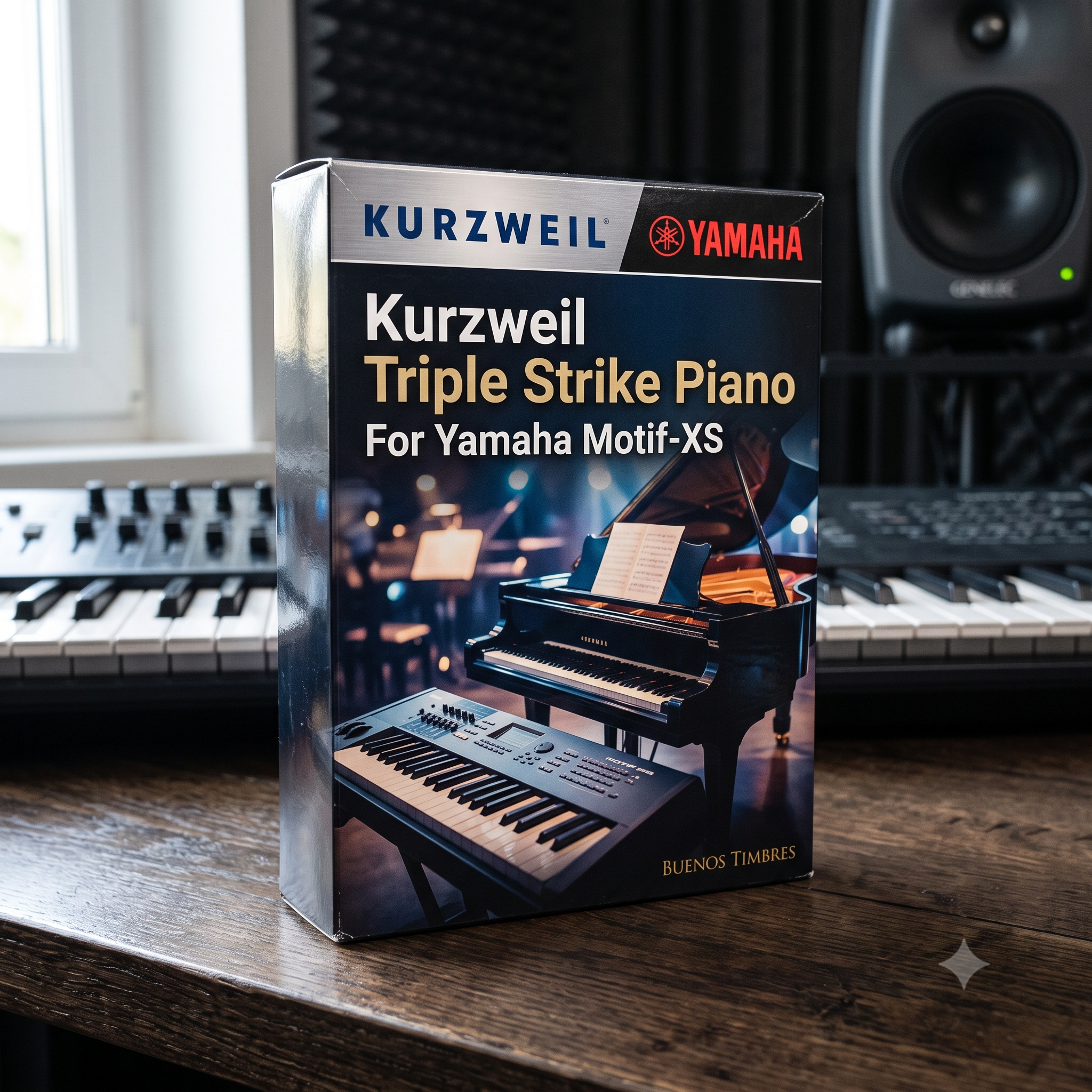 Individual tone Kurzweil Triple Strike Piano for Yamaha Motif-XS