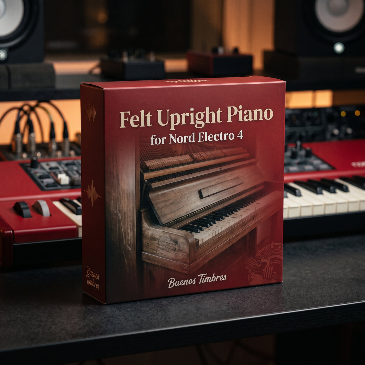 Individual tone Felt Upright Piano for Nord Electro 4