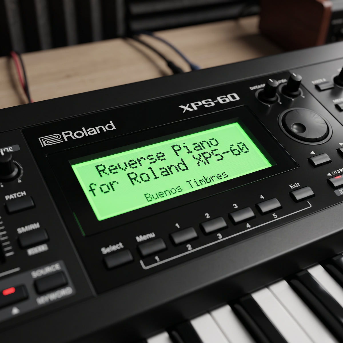 Individual tone Reverse Piano for Roland XPS-60